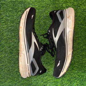 Brooks Ghost 15 Shoes Mens 11 Wide(2E) Black White Running Sneakers Walking